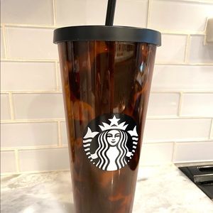 STARBUCKS 24 oz Mocha Swirl Cold Cup Tumbler
